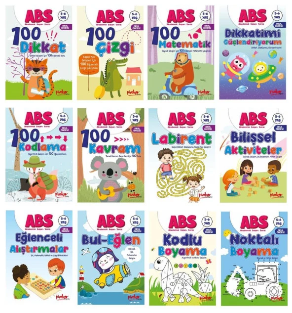 Pinokyo Okul Öncesi Akademik Başarı Eğitim Seti 13 Kitap (5 - 6 Yaş) ürün görseli 1