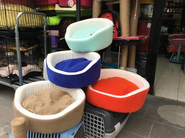 Bedspet Ağızlıklı Sepet Kedi Köpek Yuvası No:2 ürün görseli 1