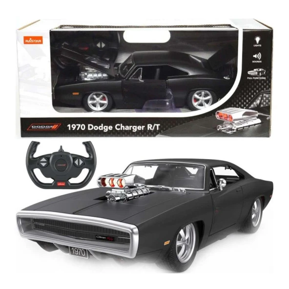 99010 1970 Dodge Charger R/T Sesli ve Işıklı Uzaktan Kumandalı Araba -Sunman ürün görseli 1