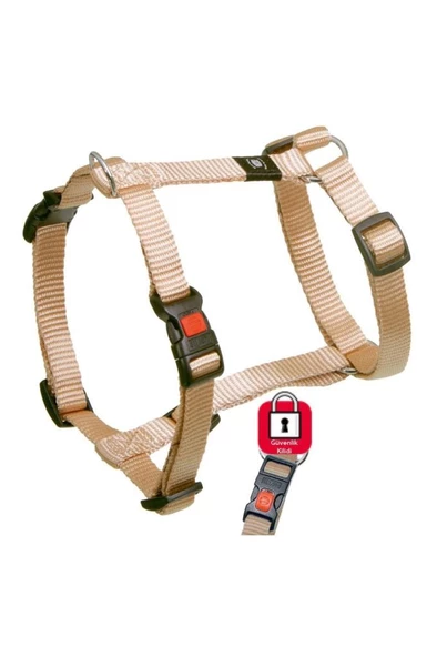 Karlie Kilitli Göğüs Tasması Xs 25-40Cm Bej ürün görseli 1