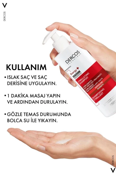 Vichy Dercos Energisant 400 ml - Resim 7