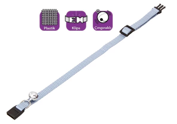 Karlie Boyun Tasma Çıng. 30 Cm Mavi ürün görseli 1