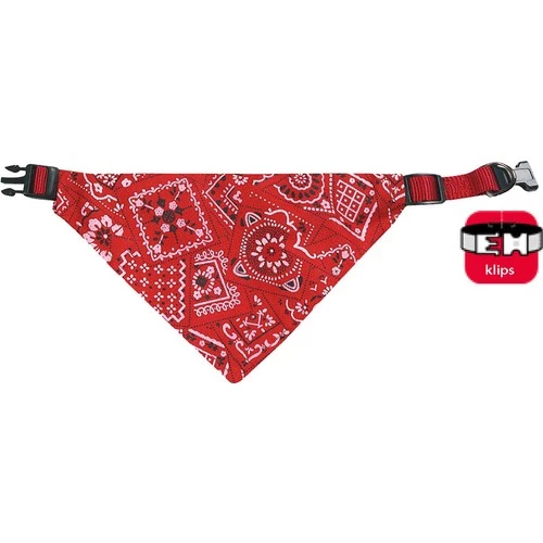 Karlie Bandanalı Tasma 25-40Cm Kırmızı ürün görseli 1