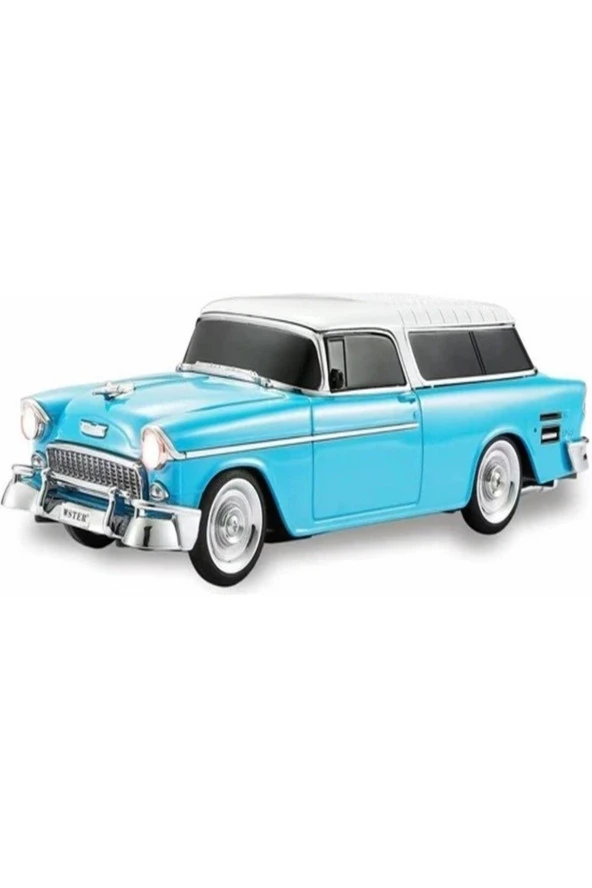 Knstar WS-1955 Ledli Araba Usb-Tf-Fm Radyo Bluetooth Hoparlör Mavi ürün görseli 1