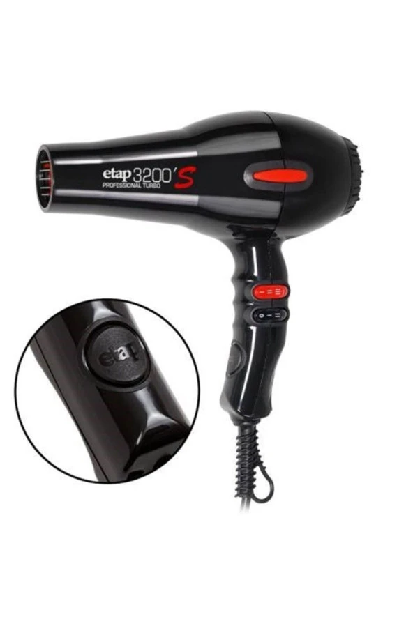 Etap 3200s Profesyonel Seri 2400 Watt Kuaför Fön Makinesi (italyan Motor) ürün görseli 1