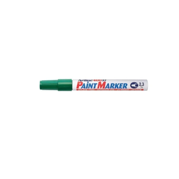 Artline 400XF Paint Marker Çok Amaçlı Boyama Markörü Uç:2,3mm Yeşil Lv-A-Ek-400Xf Green ürün görseli 1