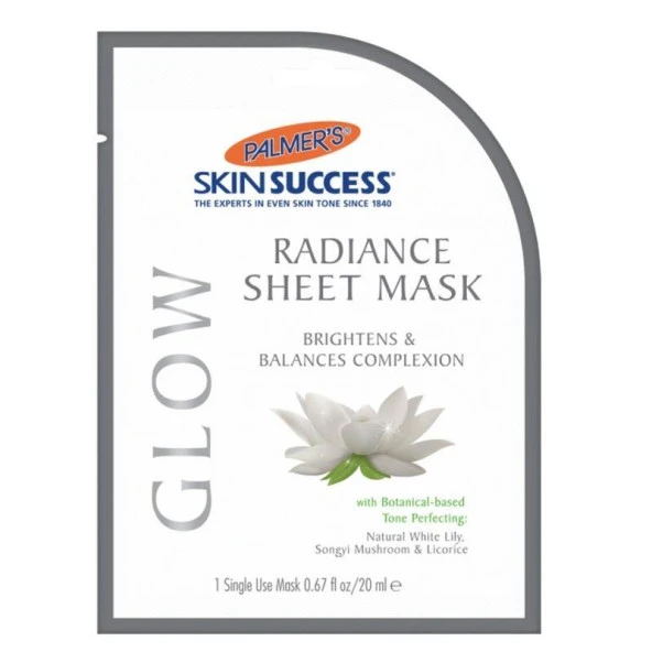 Palmer's Skin Success Glow Radiance Sheet Mask 20 ml Aydınlatıcı Maske ürün görseli 1