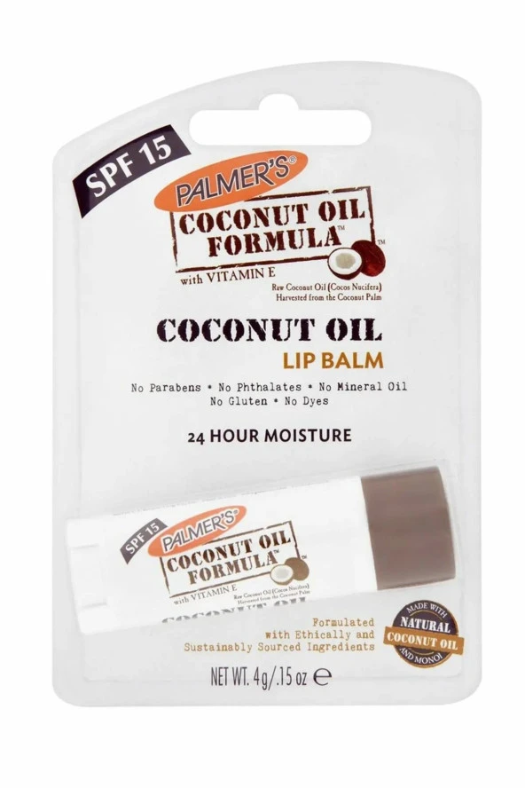 Palmer's Coconut Oil Formula Lip Balm 4 gr Hindistan Cevizi Yağlı Dudak Balmı ürün görseli 1