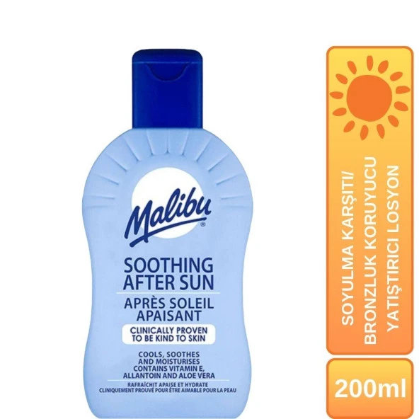Malibu Güneş Sonrası Yatıştırıcı Losyon 200ml ürün görseli 1
