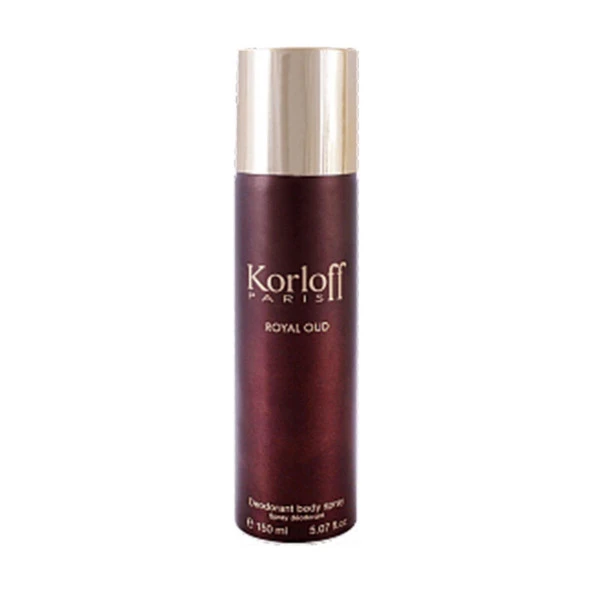 Korloff Royal Oud Kadın Deodorant 150 ml ürün görseli 1