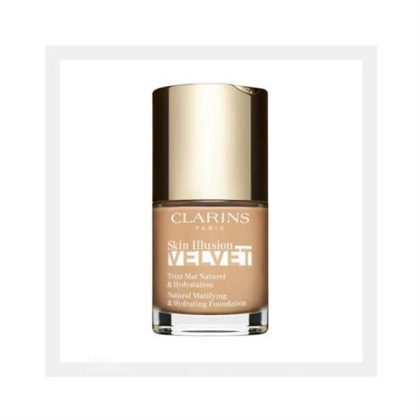 Clarins Skin Illusion Velvet 107C 30 ml Matlaştırıcı Fondöten ürün görseli 1