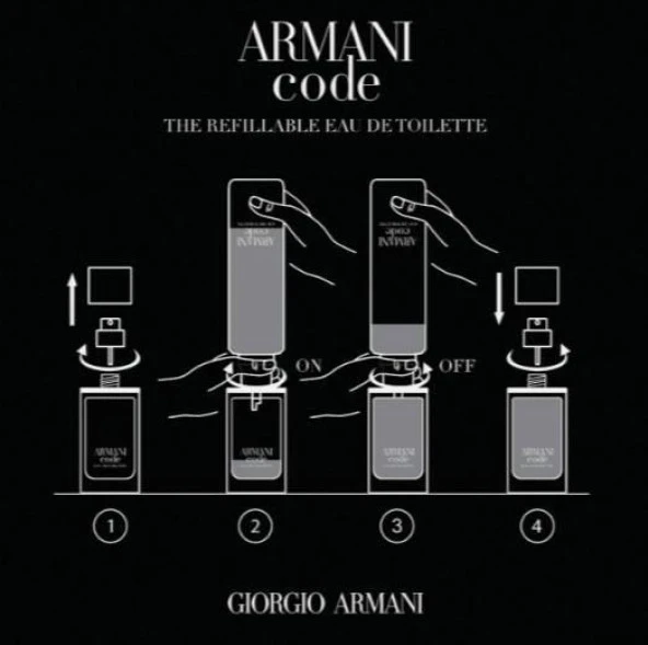Giorgio Armani Code EDT 125 ml Erkek Parfümü - Resim 2