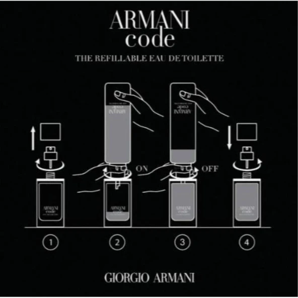Giorgio Armani Code EDT 75 ml Erkek Parfümü - Resim 3