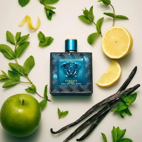 Versace Eros EDT 100 ml Erkek Parfümü - Resim 4