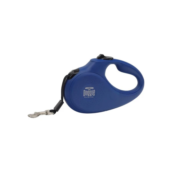 Doggie Otomatik Uzatma Tasması Master Seri RoyalMavi 25kg 5Metre ürün görseli 1