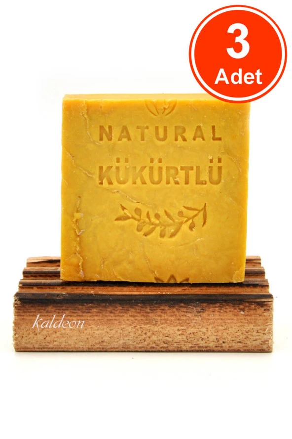 Kükürt Sabunu El Yapımı Doğal 120 G x 3 Adet ürün görseli 1