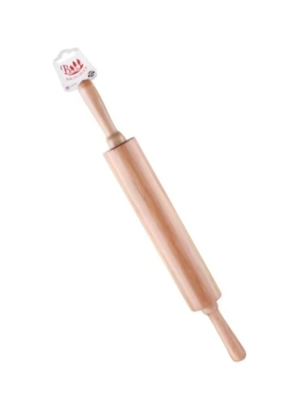 Balsa 9025 Döner Saplı Kahverengi Ahşap Merdane 50 cm ürün görseli 1