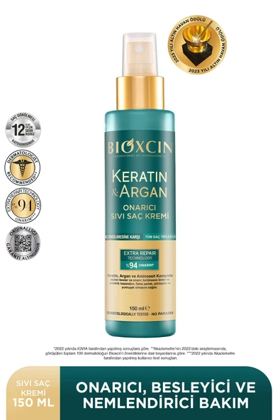 Keratin & Argan Onarıcı Sıvı Saç Kremi 150 ml ürün görseli 1