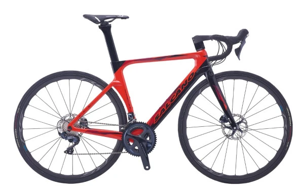 Salcano Xrs001 Uci 105 Disc Karbon Yol Bisikleti Siyah Kırmızı ürün görseli 1