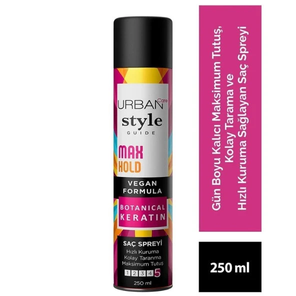 Urban Care Max Hold Maksimum Tutuş Saç Spreyi 250 ml ürün görseli 1