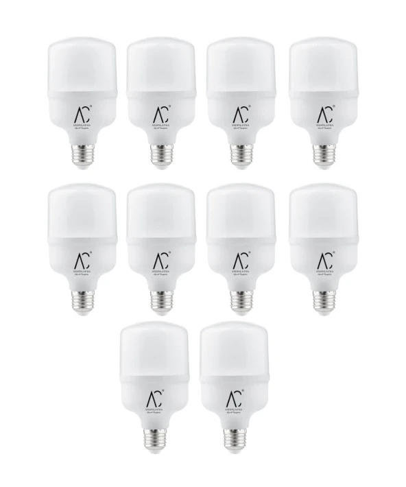 40W Torch Led Ampul 6500K (Beyaz Işık) 10 Adet ürün görseli 1