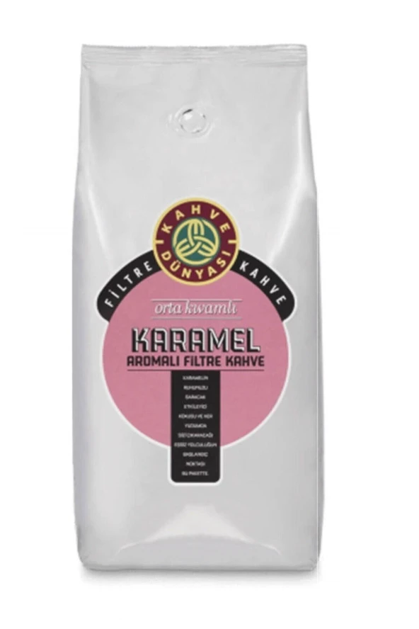 Kahve Dünyası Karamel Aromalı Filtre Kahve Çekirdek 1 Kg. ürün görseli 1