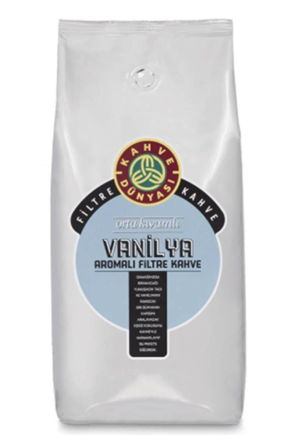 Kahve Dünyası Vanilya Aromalı Öğütülmemiş Çekirdek Filtre Kahve 1 Kg. ürün görseli 1