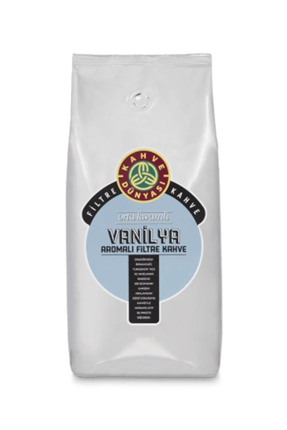 Kahve Dünyası Vanilya Aromalı Filtre Kahve Çekirdek 1 kg ürün görseli 1