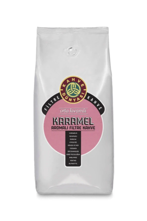 Kahve Dünyası Karamel Aromalı Filtre Kahve Çekirdek 1 kg ürün görseli 1