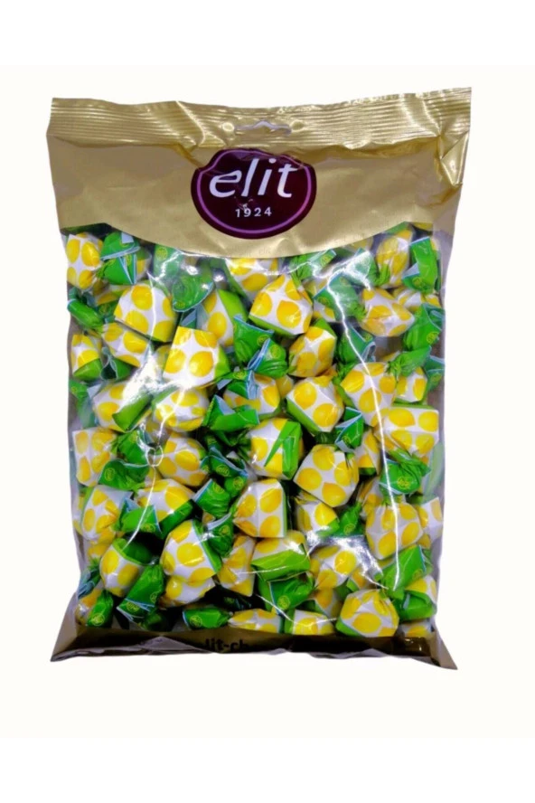 Elit Çikolata Elit Limon Dolgulu Torbacık Şeker 1000 gr ürün görseli 1