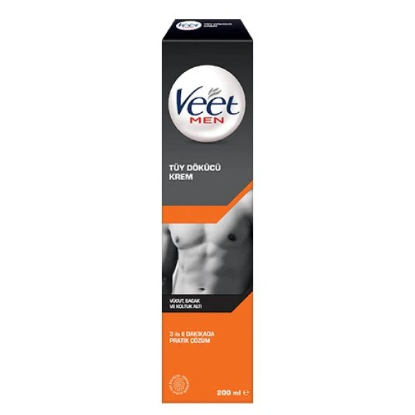 Veet Men Tüy Dökücü Krem 200 ml ürün görseli 1