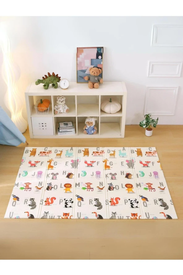 Animal Alphabet Katlanabilir Oyun Matı Oyun Halısı 150 X 180 X 1 Cm ürün görseli 1
