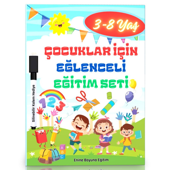 Çocuklar İçin Eğlenceli Eğitim Seti (3-8 YAŞ) ürün görseli 1