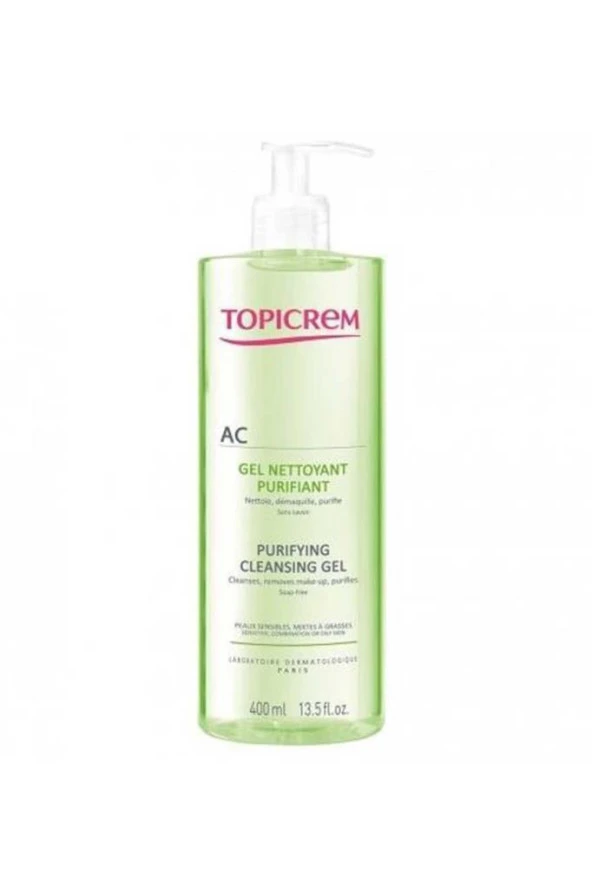TOPICREM AC Purifying Cleansing Gel 400 ml ürün görseli 1