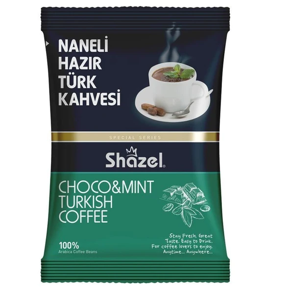 Shazel Special Naneli Hazır Türk Kahvesi 100 gr 2'li ürün görseli 1