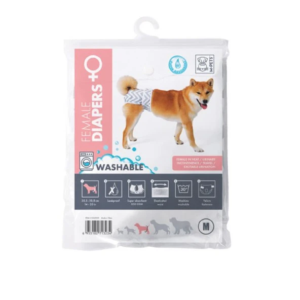 10169099 M-Pets Dişi Köpekler İçin Yıkanabilir Külot M ürün görseli 1