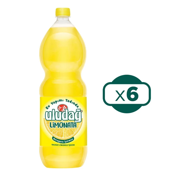 Uludağ Limonata 2 lt x 6 Adet ürün görseli 1