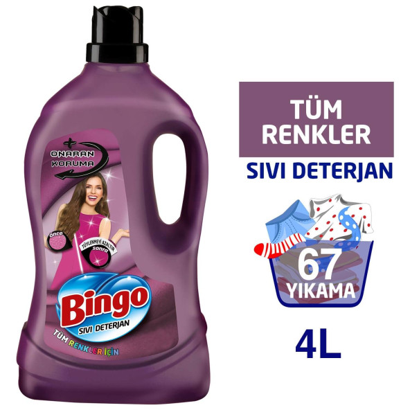 Bingo Sıvı Çamaşır Deterjanı Bakım Onarım 4 LT ürün görseli 1