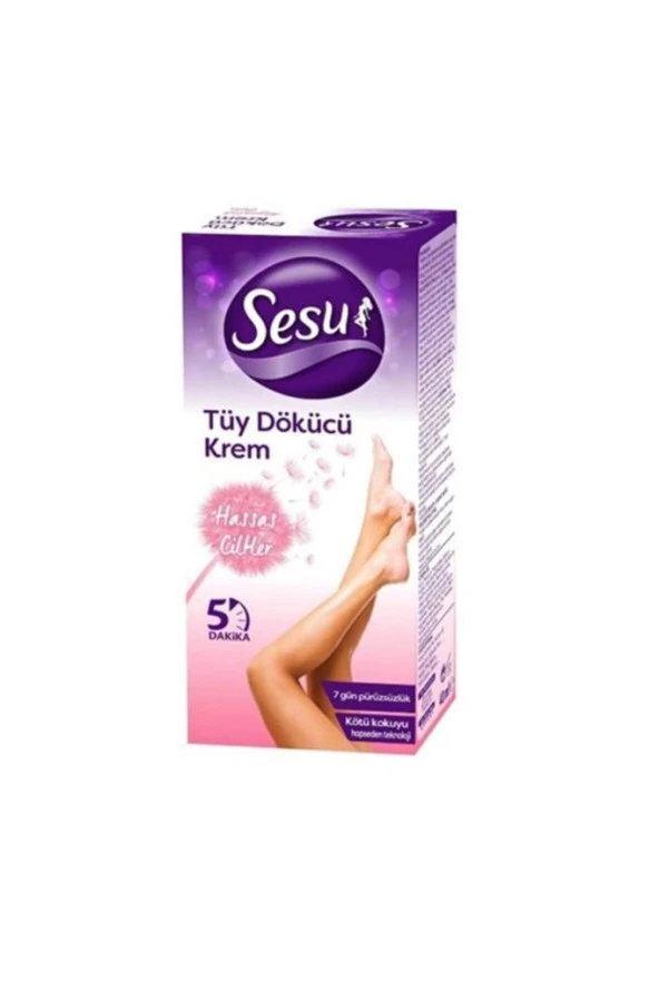 sesu Tüy Dökücü Krem Hassas Ciltler 40 ml ürün görseli 1