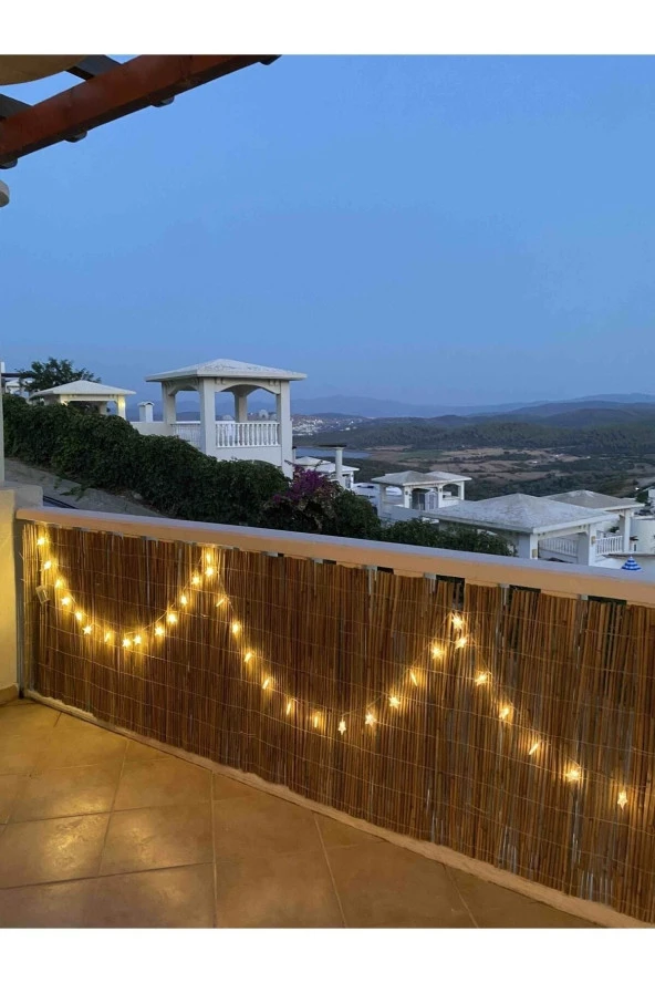 Hasır Evi Kamış Hasır,Bahçe Çiti,Balkon Çiti,Gölgelik 50 Cm x 5 Metre ürün görseli 1