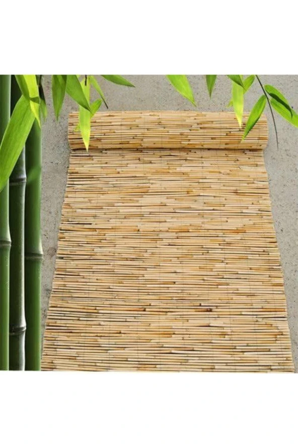 Hasır Evi Kamış Hasır,Bahçe Çiti,Balkon Çiti,Gölgelik 100 Cm x 6 Metre ürün görseli 1