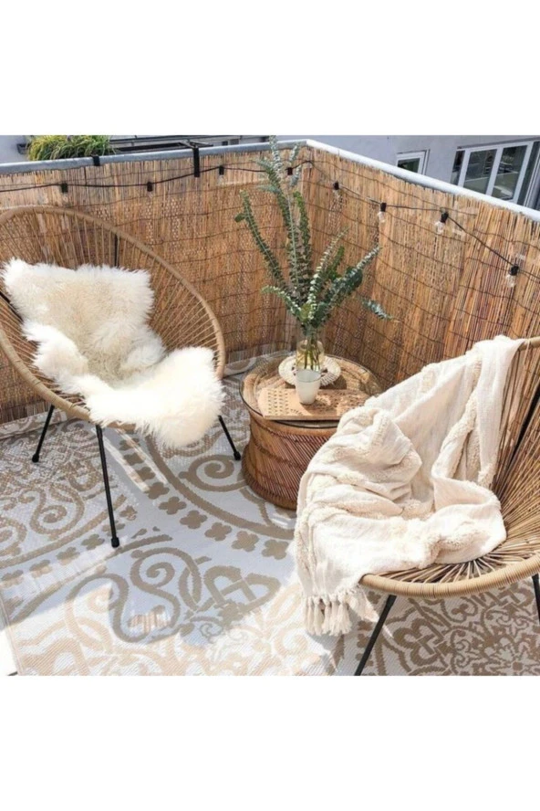 Hasır Evi Bambu Kamış Hasır 1 Metre x 3 Metre - Resim 2
