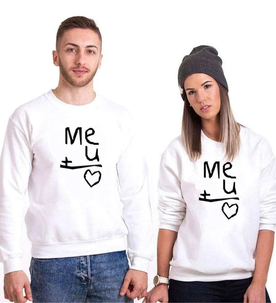 Tshirthane Ben Sen Aşk Sevgili Kombinleri Sweatshirt Kombini ürün görseli 1