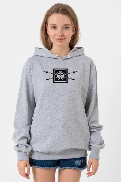 The Wheel Of Time Aiel Grimelanj Kadın 3ip Kapşonlu Sweatshirt ürün görseli 1