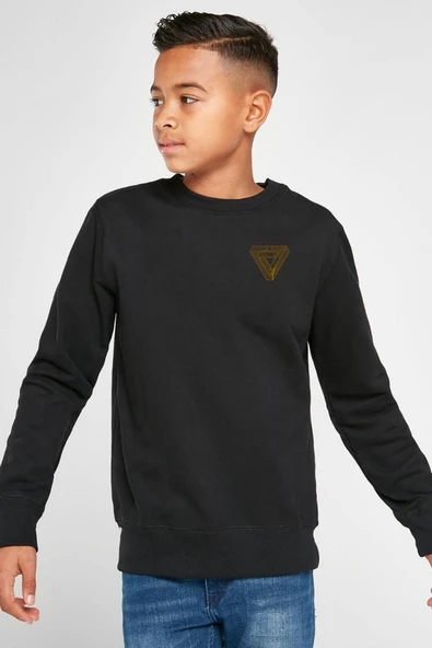 Dark Tannhaus Logo Siyah Çocuk 2ip Sweatshirt ürün görseli 1