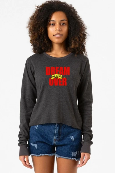 Dream Still Over Füme Ekstra Uzunkol Sweatshirt ürün görseli 1