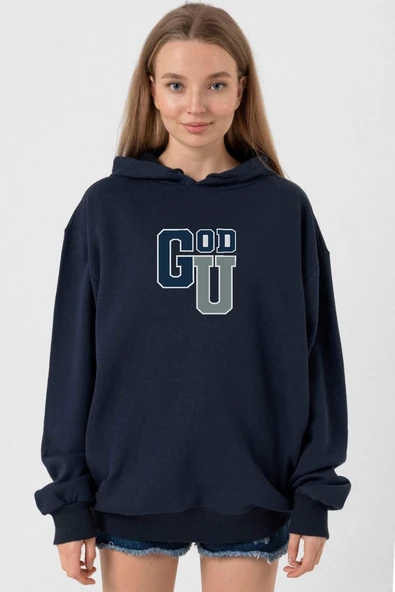 Gen V Godolkin University Abbreviation Lacivert Kadın 3ip Kapşonlu ürün görseli 1
