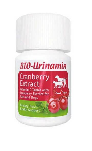 Bio Pet Active Bio Urinamin Kedi Ve Köpek İdrar Yolu Sağlığı Tablet (40 Tab) ürün görseli 1