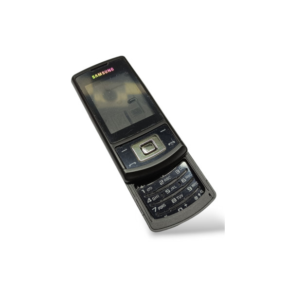 Samsung S3500 Kasa Samsung S3500 Uyumlu Siyah Renk Orta Kasa Ön Arka Kapak Tuş Takımı ürün görseli 1