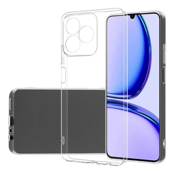 Realme C53 Kılıf Kamera Korumalı Silikon Şeffaf Kapak ürün görseli 1